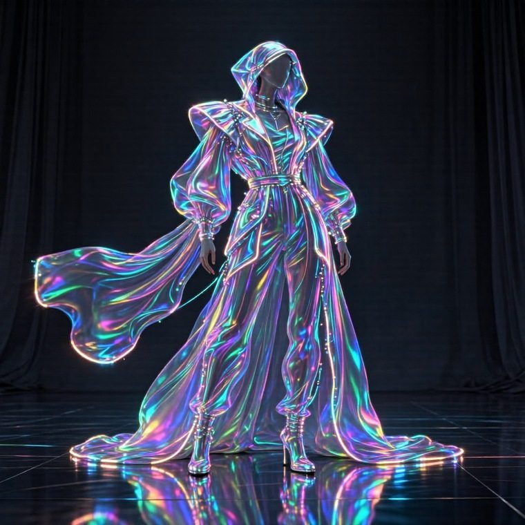 ReFL result for futuristic fashion prompt