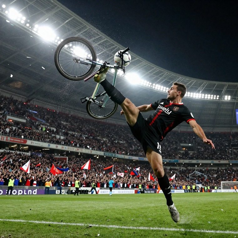 Base model bicycle kick result