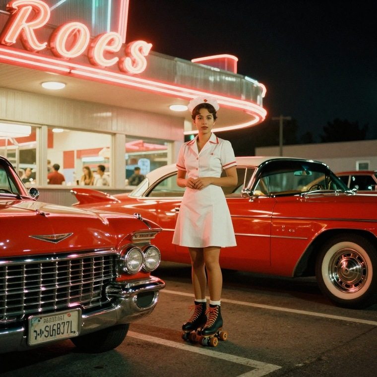 Base model retro diner result
